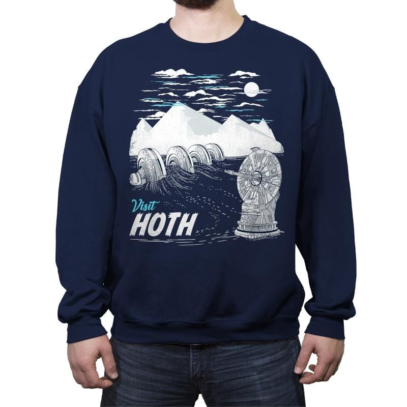 Ice Planet - Crew Neck Sweatshirt Crew Neck Sweatshirt RIPT Apparel