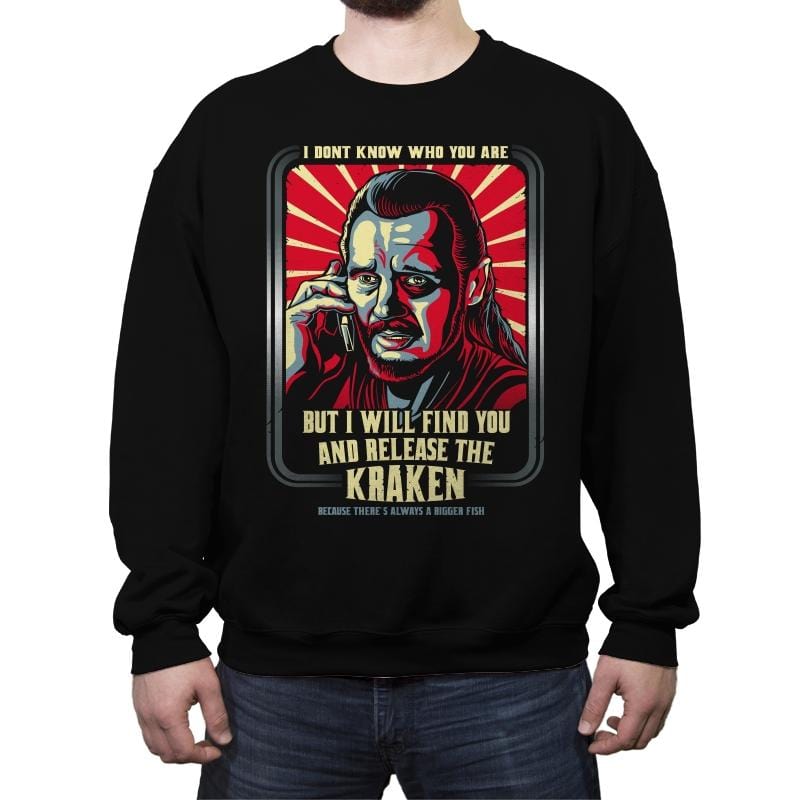 Iconic Quotes - Crew Neck Sweatshirt Crew Neck Sweatshirt RIPT Apparel Small / Black