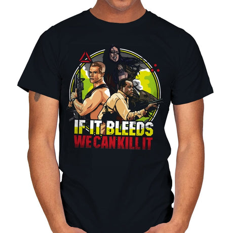 If It Bleeds We Can Kill It - Mens T-Shirts RIPT Apparel Small / Black