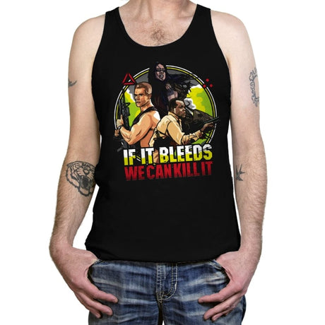 If It Bleeds We Can Kill It - Tanktop Tanktop RIPT Apparel X-Small / Black