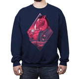 If Wishes Were Horses - Crew Neck Sweatshirt Crew Neck Sweatshirt RIPT Apparel Small / Navy