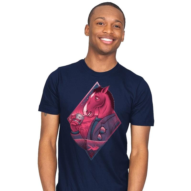 If Wishes Were Horses - Mens T-Shirts RIPT Apparel Small / Navy