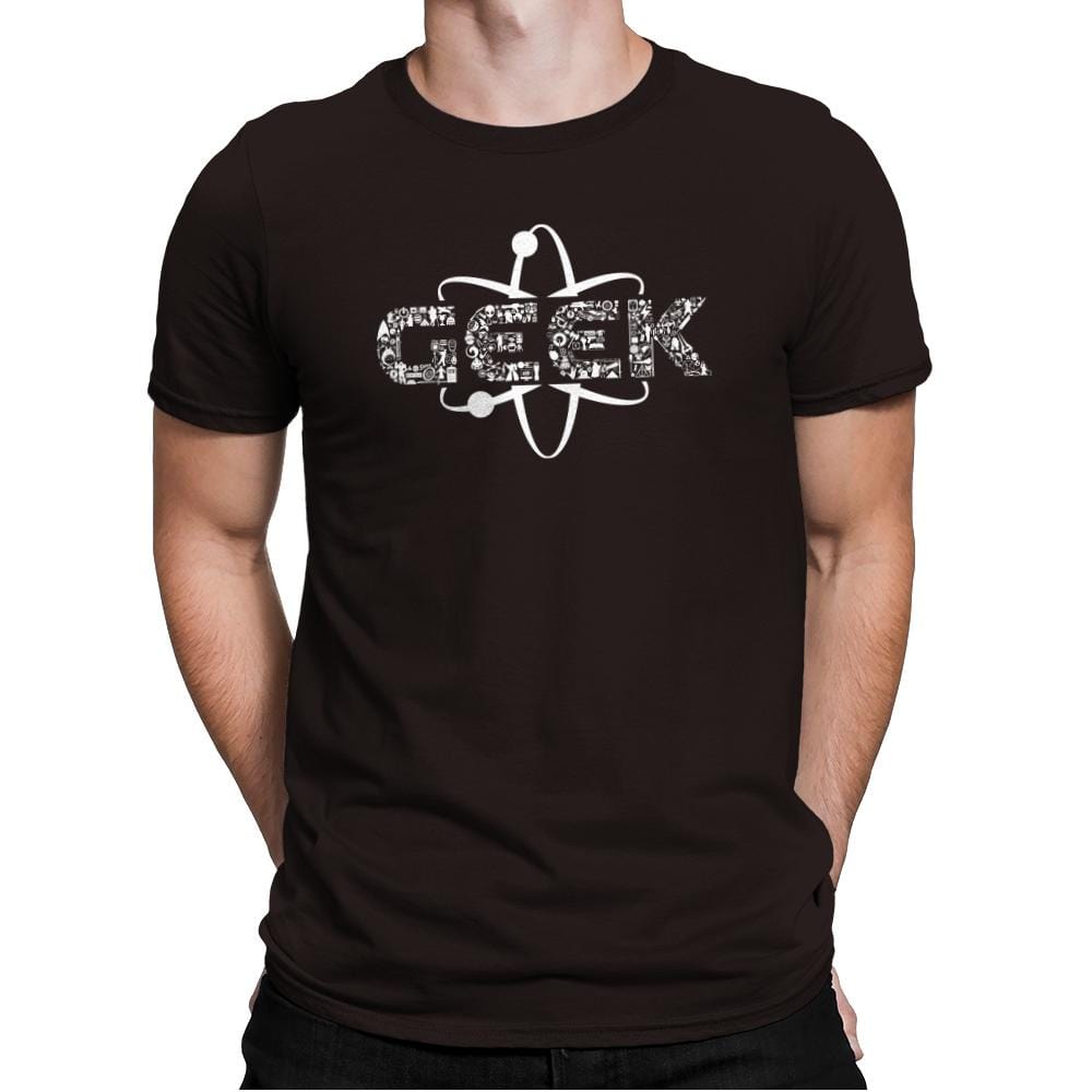 iGeek Exclusive - Mens Premium T-Shirts RIPT Apparel Small / Dark Chocolate