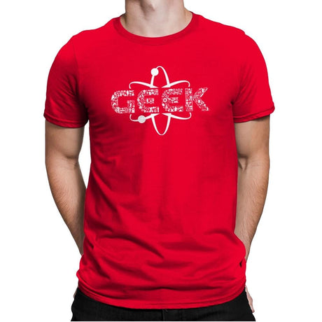 iGeek Exclusive - Mens Premium T-Shirts RIPT Apparel Small / Red