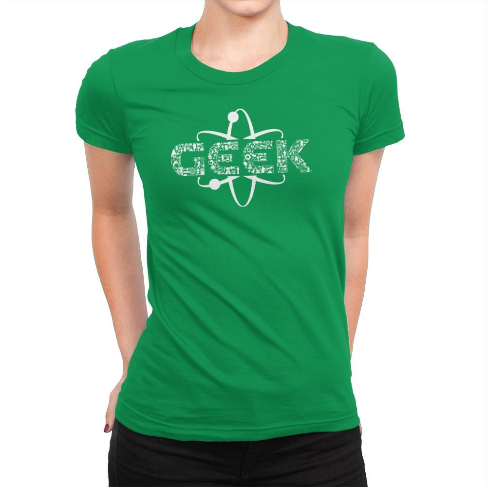 iGeek Exclusive - Womens Premium T-Shirts RIPT Apparel Small / Kelly Green