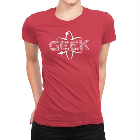 iGeek Exclusive - Womens Premium T-Shirts RIPT Apparel Small / Red