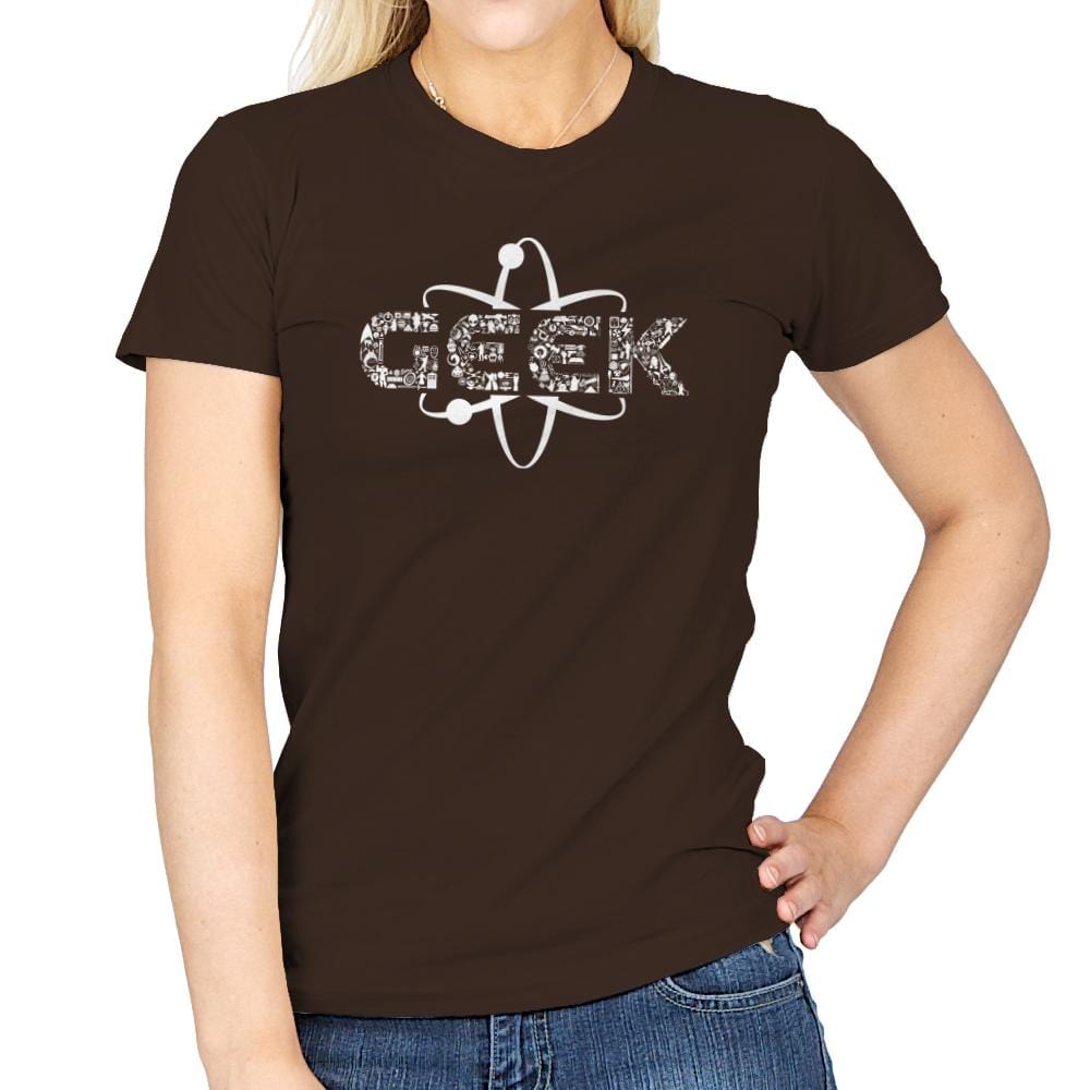 iGeek Exclusive - Womens T-Shirts RIPT Apparel Small / Dark Chocolate