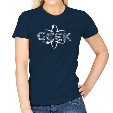 iGeek Exclusive - Womens T-Shirts RIPT Apparel Small / Navy