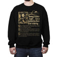 Illuminated Hope - Crew Neck Sweatshirt Crew Neck Sweatshirt RIPT Apparel Small / Black