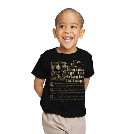 Illuminated Hope - Youth T-Shirts RIPT Apparel X-small / Black