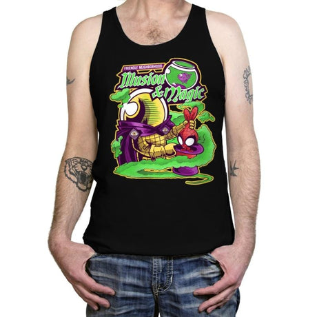 Illusion And Magic - Tanktop Tanktop RIPT Apparel X-Small / Black