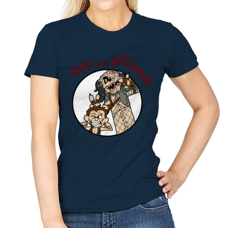 Imaginary Predator - Womens T-Shirts RIPT Apparel Small / Navy
