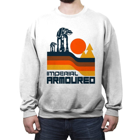 Imperial Armoured - Crew Neck Sweatshirt Crew Neck Sweatshirt RIPT Apparel Small / White