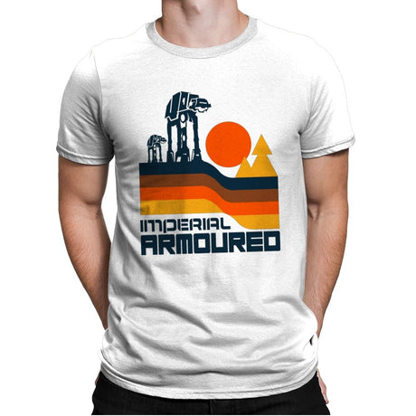 Imperial Armoured - Mens Premium T-Shirts RIPT Apparel Small / White