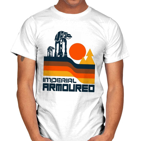 Imperial Armoured - Mens T-Shirts RIPT Apparel Small / White