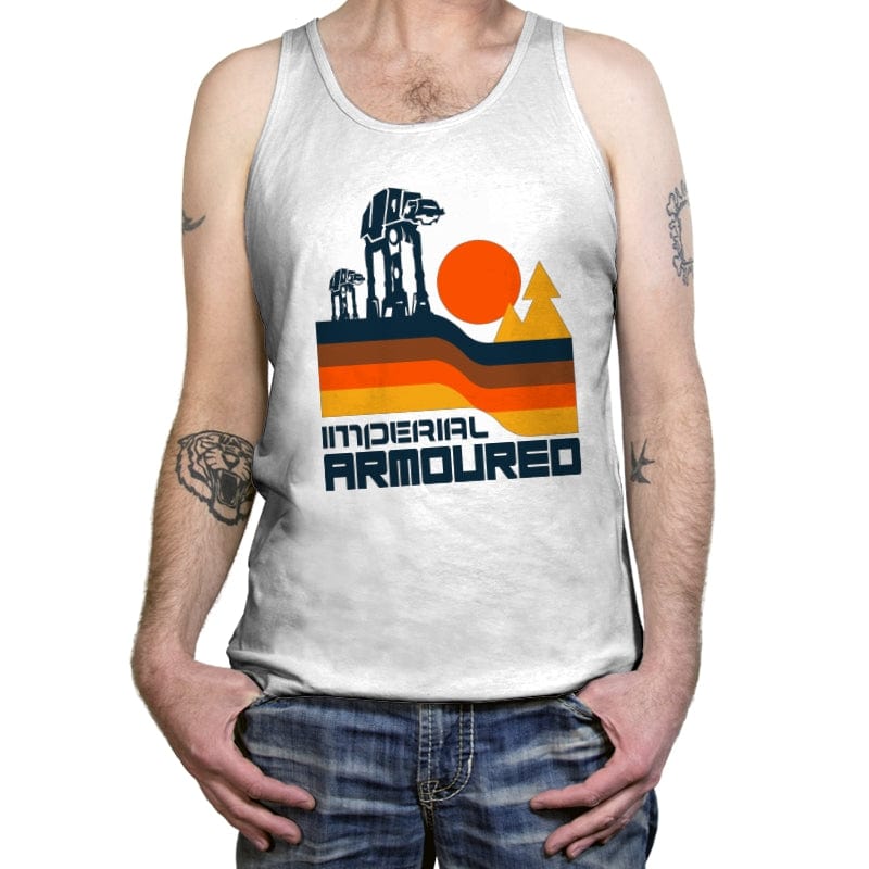 Imperial Armoured - Tanktop Tanktop RIPT Apparel X-Small / White