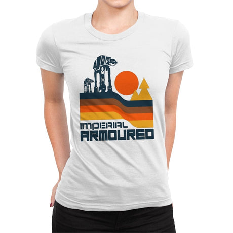 Imperial Armoured - Womens Premium T-Shirts RIPT Apparel Small / White