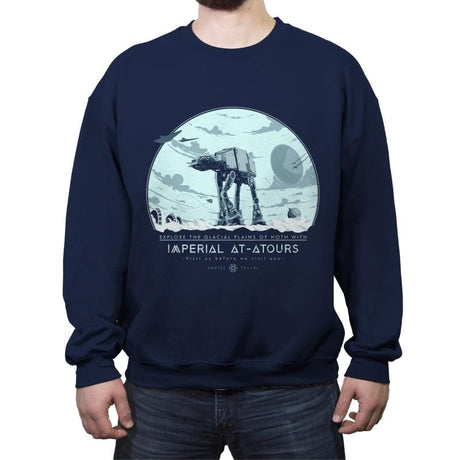 Imperial Tours - Best Seller - Crew Neck Sweatshirt Crew Neck Sweatshirt RIPT Apparel Small / Navy