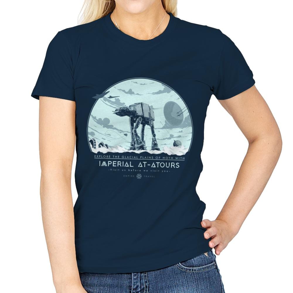 Imperial Tours - Best Seller - Womens T-Shirts RIPT Apparel Small / Navy