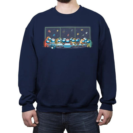 Impostor Supper - Crew Neck Sweatshirt Crew Neck Sweatshirt RIPT Apparel Small / Navy
