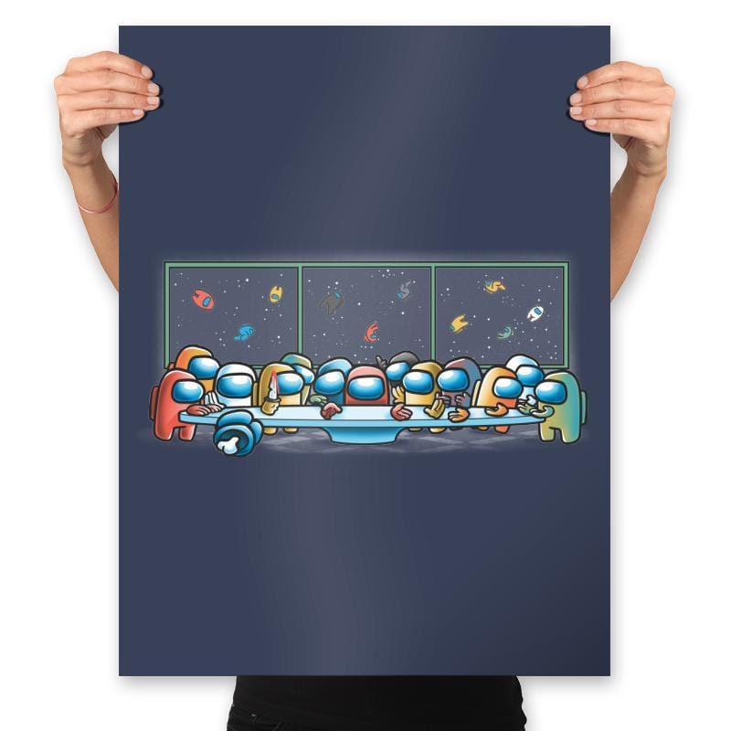 Impostor Supper - Prints Posters RIPT Apparel 18x24 / Navy
