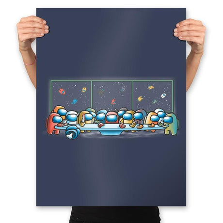 Impostor Supper - Prints Posters RIPT Apparel 18x24 / Navy