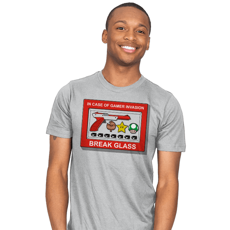 In Case of Gamer Invasion - Mens T-Shirts RIPT Apparel