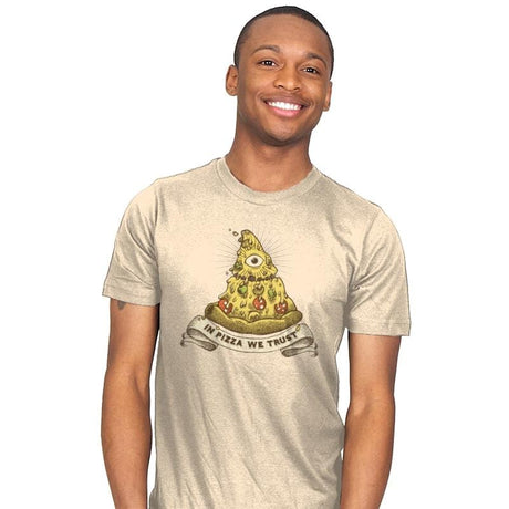 In Pizza We Trust - Mens T-Shirts RIPT Apparel