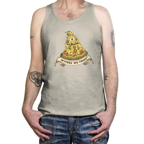 In Pizza We Trust - Tanktop Tanktop RIPT Apparel