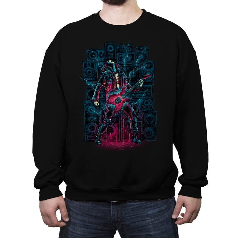 In the Face of Evil - Crew Neck Sweatshirt Crew Neck Sweatshirt RIPT Apparel Small / Black