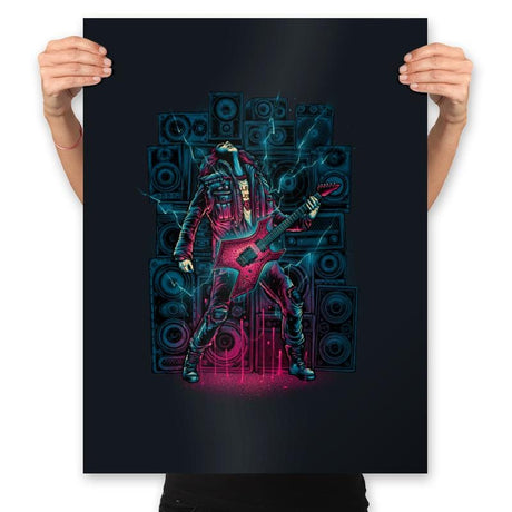 In the Face of Evil - Prints Posters RIPT Apparel 18x24 / Black