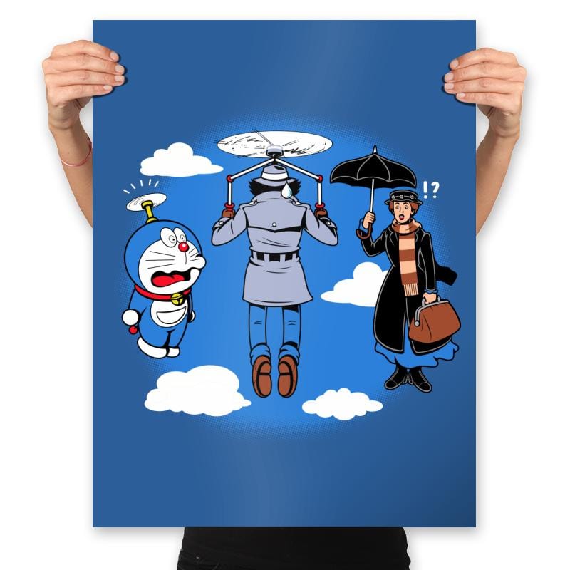 In the sky - Prints Posters RIPT Apparel 18x24 / Royal