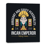 Incan Emperor - Canvas Wraps Canvas Wraps RIPT Apparel 16x20 / Black