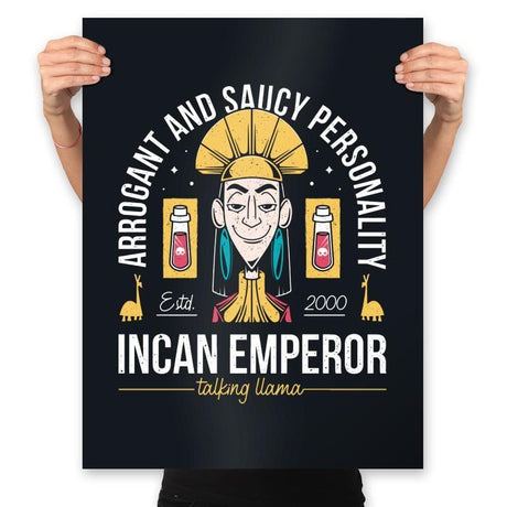 Incan Emperor - Prints Posters RIPT Apparel 18x24 / Black