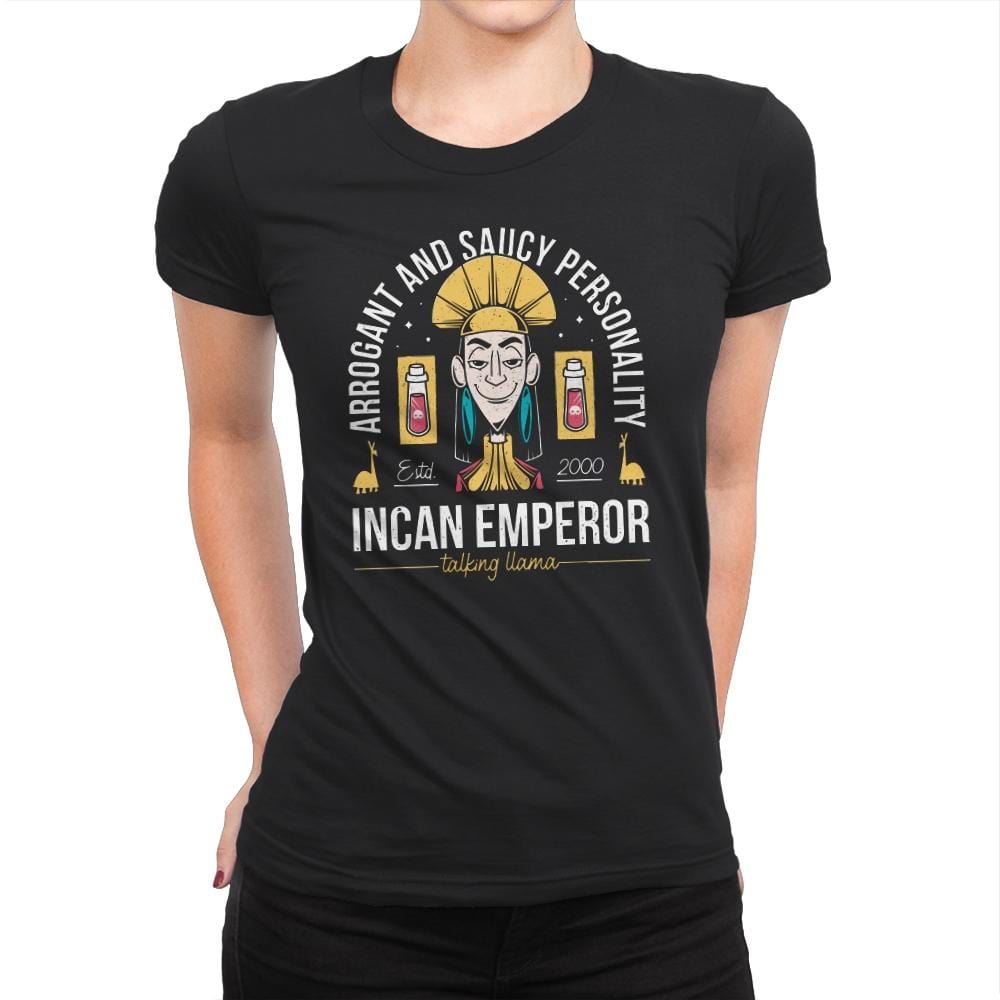 Incan Emperor - Womens Premium T-Shirts RIPT Apparel Small / Black