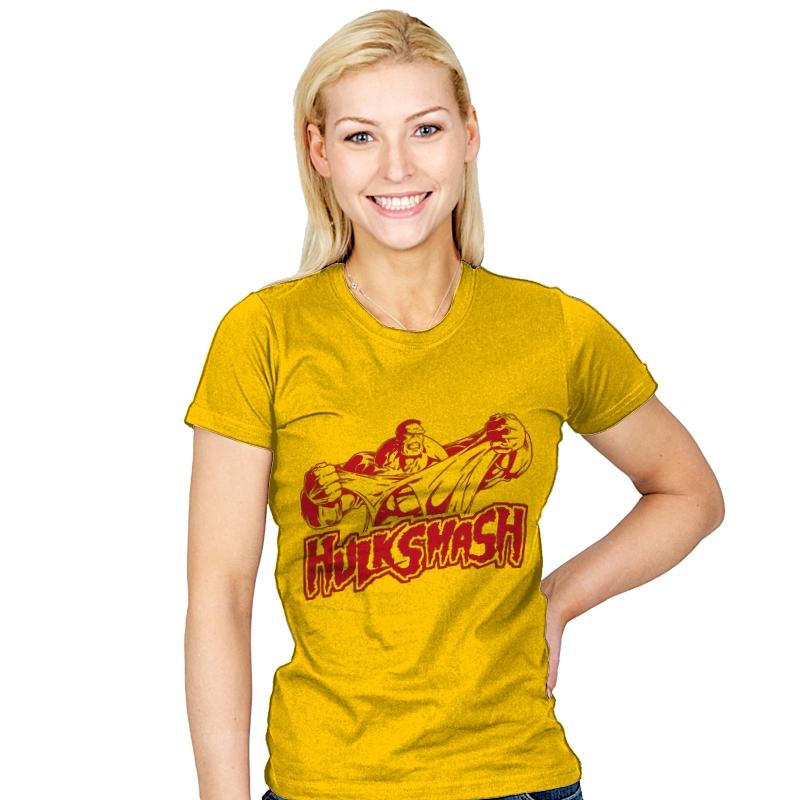 Incredible Smash - Womens T-Shirts RIPT Apparel Small / Sunshine
