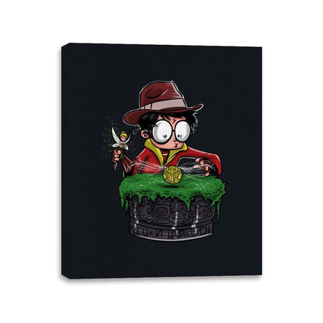 Indiana Potter - Canvas Wraps Canvas Wraps RIPT Apparel 11x14 / Black