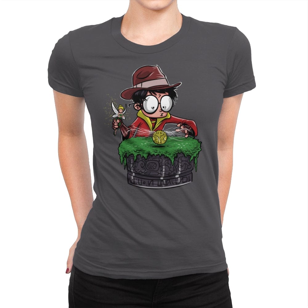 Indiana Potter - Womens Premium T-Shirts RIPT Apparel Small / Heavy Metal
