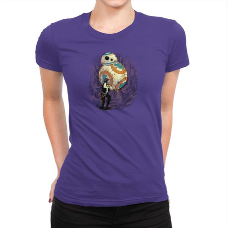 Indiana Solo Exclusive - Womens Premium T-Shirts RIPT Apparel Small / Purple Rush
