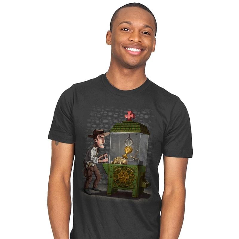 Indy's Last Coin - Mens T-Shirts RIPT Apparel Small / Charcoal