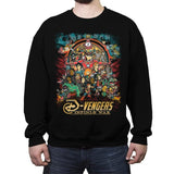 Infini-D War - Crew Neck Sweatshirt Crew Neck Sweatshirt RIPT Apparel Small / Black