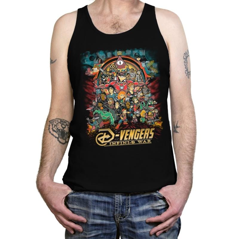 Infini-D War - Tanktop Tanktop RIPT Apparel X-Small / Black
