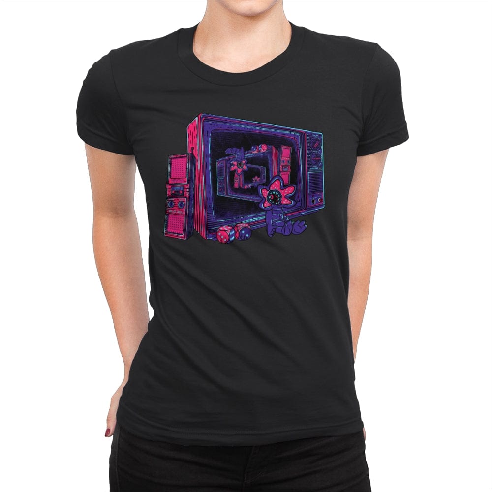 Infinite Upside Down - Womens Premium T-Shirts RIPT Apparel Small / Black