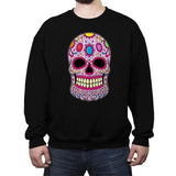 Infinity Calavera - Crew Neck Sweatshirt Crew Neck Sweatshirt RIPT Apparel