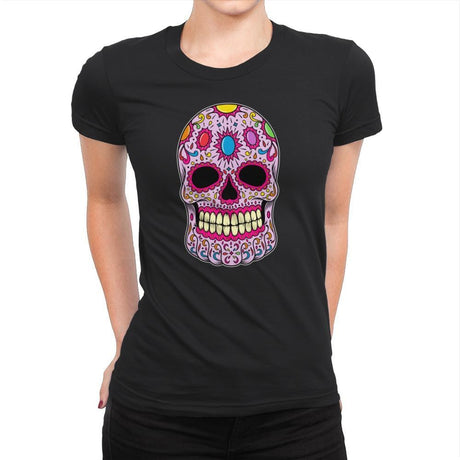 Infinity Calavera - Womens Premium T-Shirts RIPT Apparel