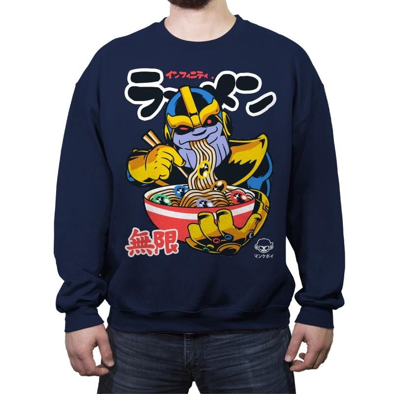 INFINITY RAMEN - Crew Neck Sweatshirt Crew Neck Sweatshirt RIPT Apparel
