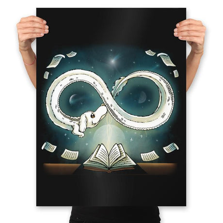 Infinity Story - Prints Posters RIPT Apparel 18x24 / Black