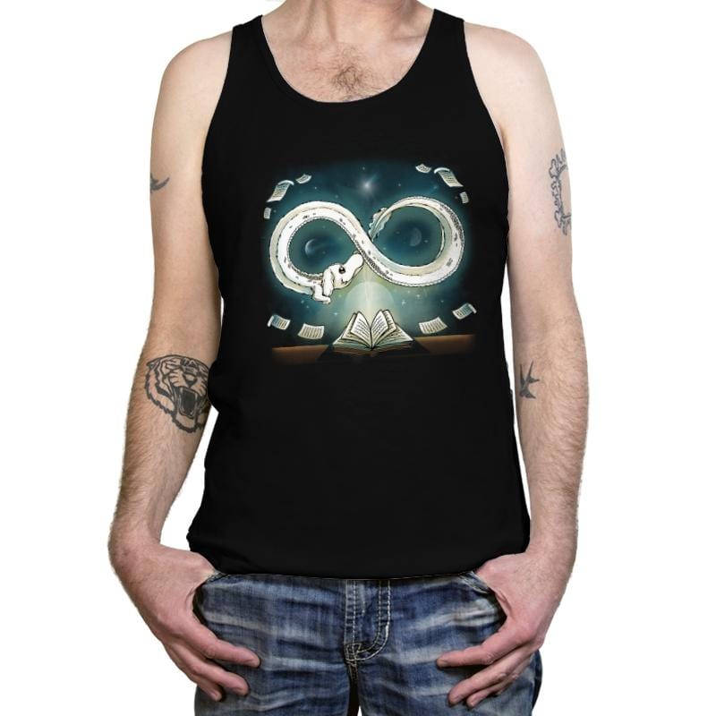 Infinity Story - Tanktop Tanktop RIPT Apparel X-Small / Black