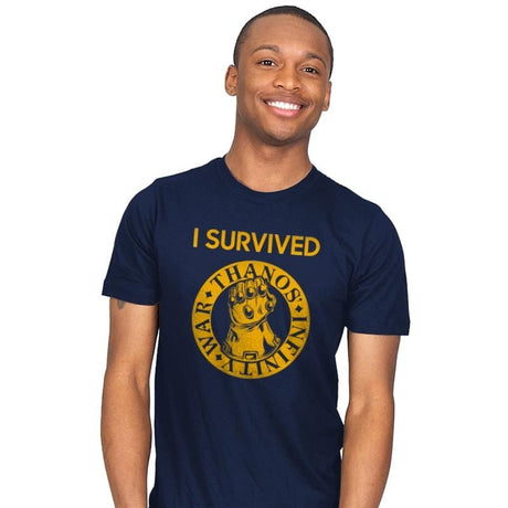 Infinity Survivor - Mens T-Shirts RIPT Apparel Small / Navy
