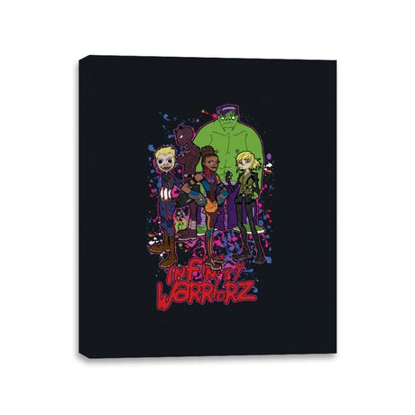 Infinity Warriorz - Canvas Wraps Canvas Wraps RIPT Apparel 11x14 / Black
